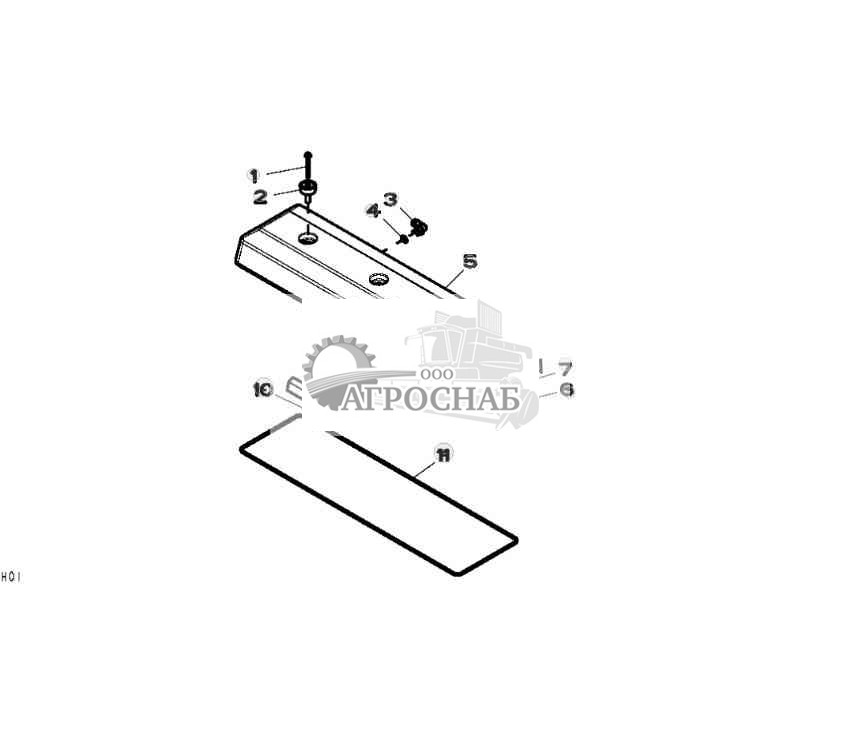 1101 Rocker Arm Cover 